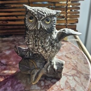 Vintage Homco Barn Owl Figurine